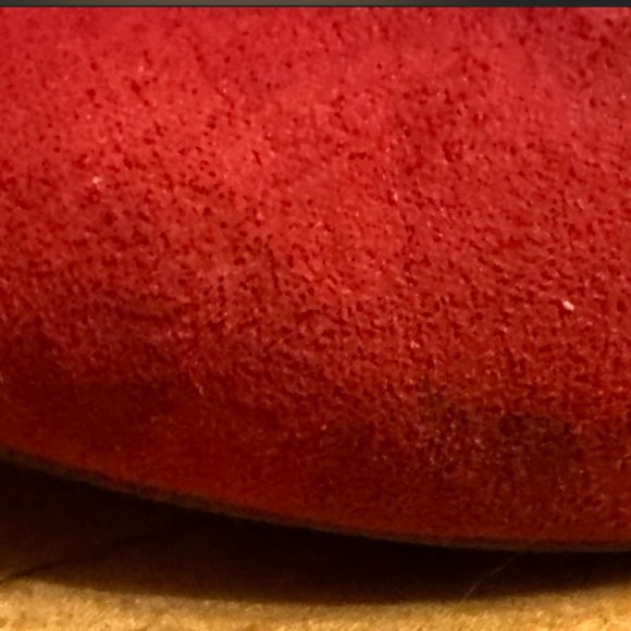 Red Pointed Toe Flats w/ Leopard Print Back. Business in front; party in back! - Picture 3 of 6